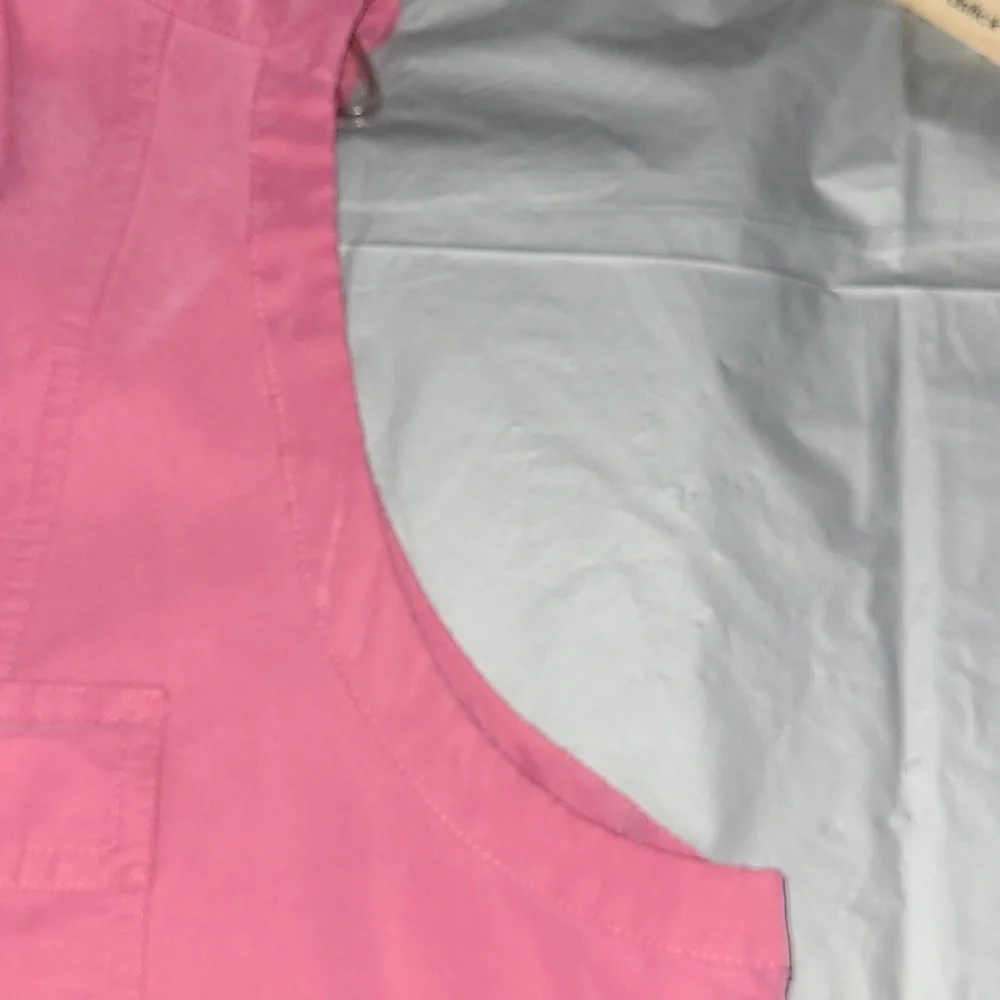 Apparenza Fuchsia Safari Vest Size 2X Utility Pockets Zip Front Academia Hiking